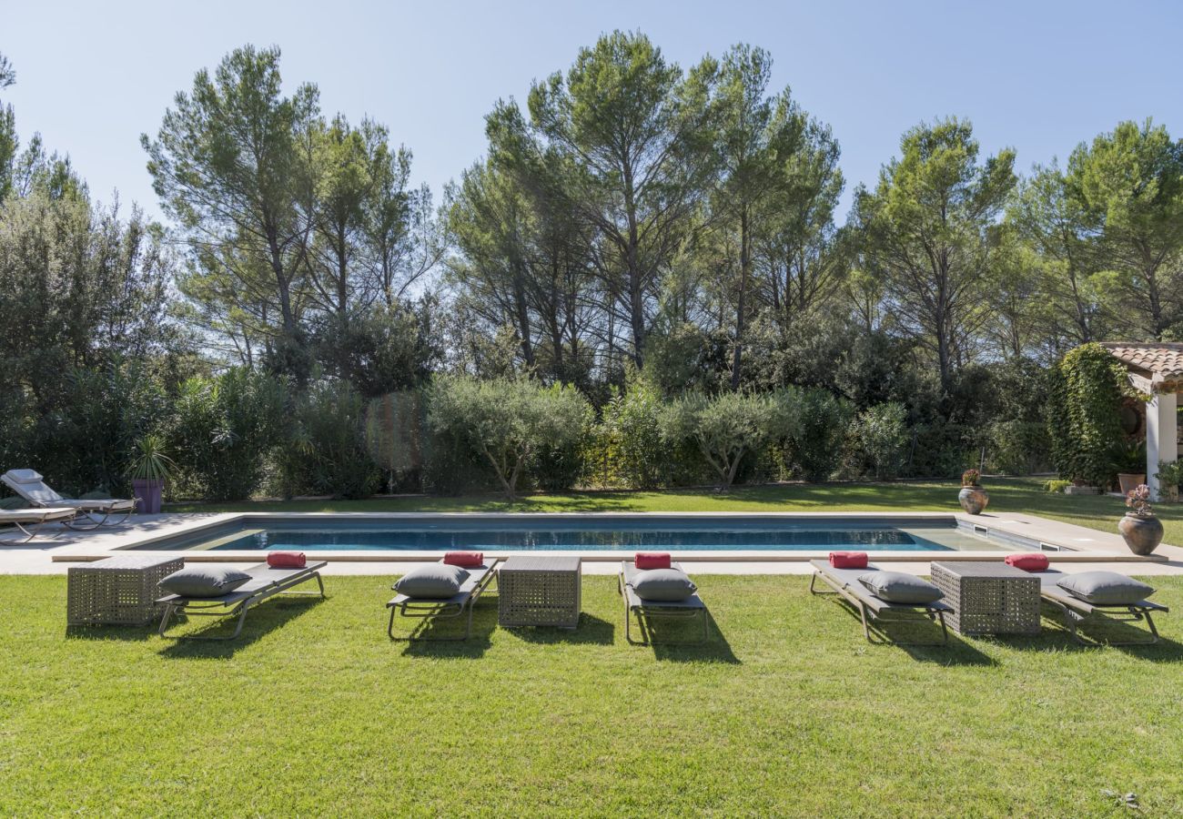 Villa in Lourmarin - Vacation rental house with pool LOURMARIN LS2-385