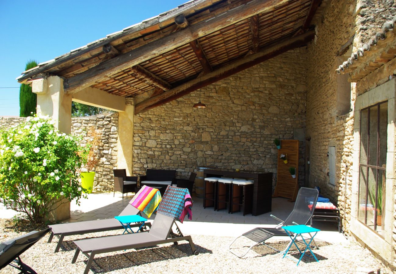 Ferme à Gordes - Location vacances maison piscine GORDES LS2-107 