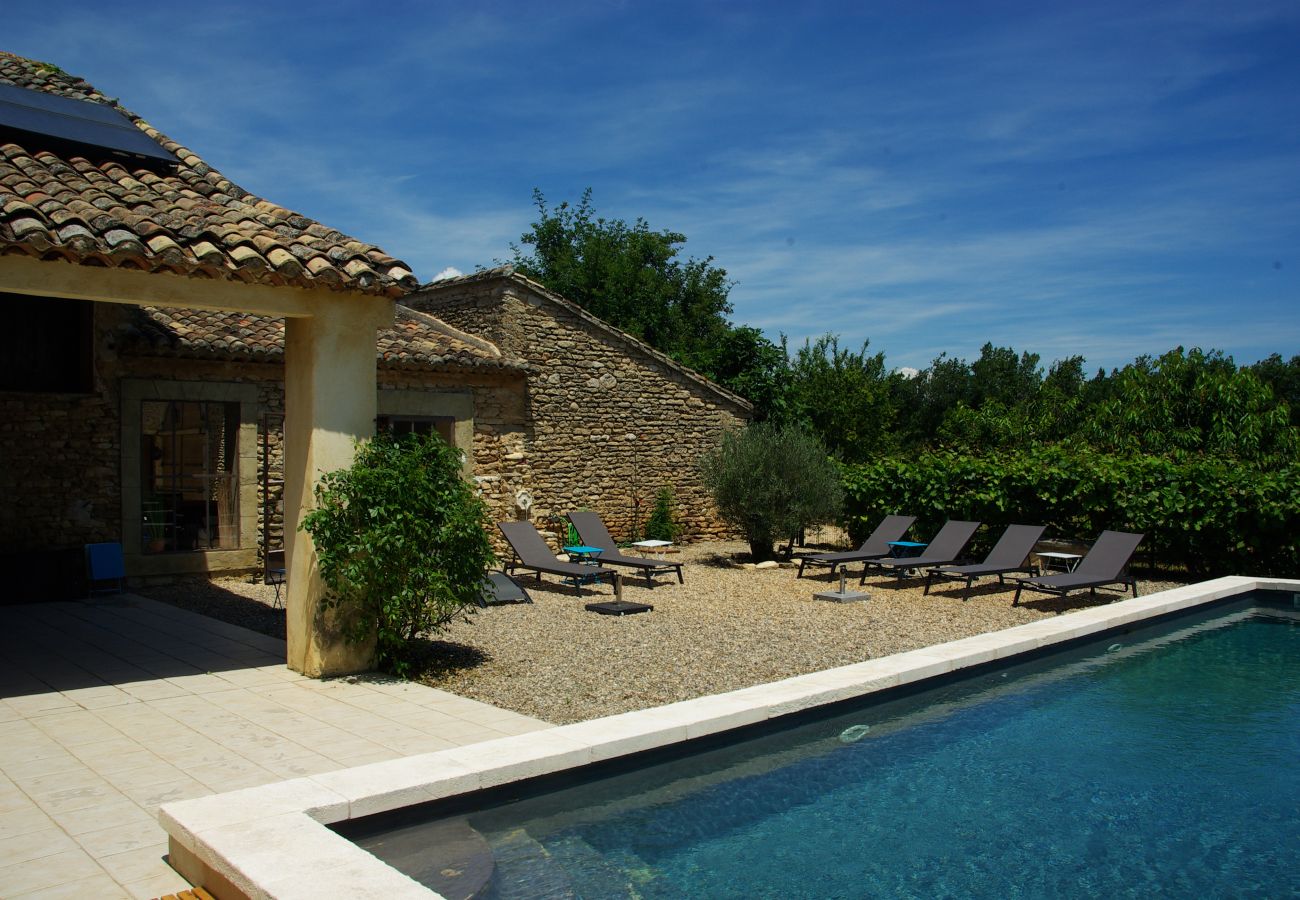 Ferme à Gordes - Location vacances maison piscine GORDES LS2-107 