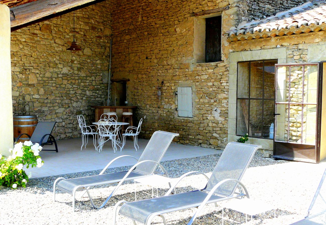 Ferme à Gordes - Location vacances maison piscine GORDES LS2-107 