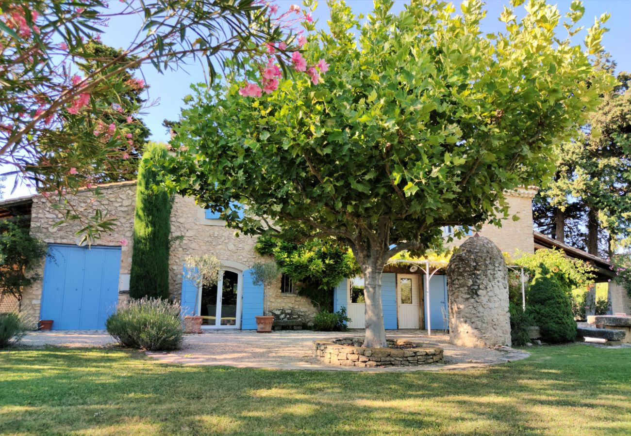 Ferme à Cavaillon - Location vacances maison piscine LES VIGNERES LS2-259