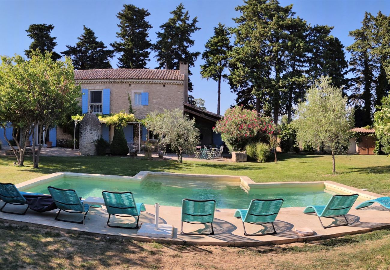 Ferme à Cavaillon - Location vacances maison piscine LES VIGNERES LS2-259