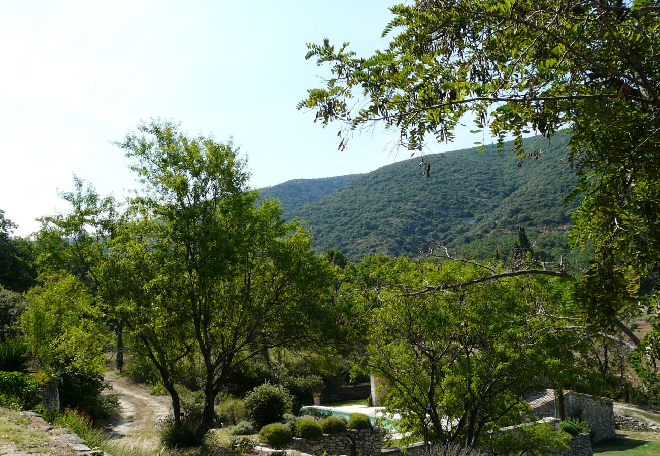 Ferme à Lacoste - Location vacances maison piscine LACOSTE LS2-239