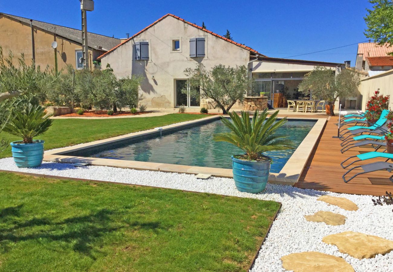 Maison à Cavaillon - Location vacances villa piscine LES VIGNERES LS2-338