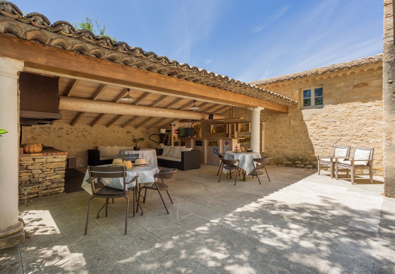 Ferme à Cavaillon - Location vacances mas piscine LES TAILLADES LS2-11