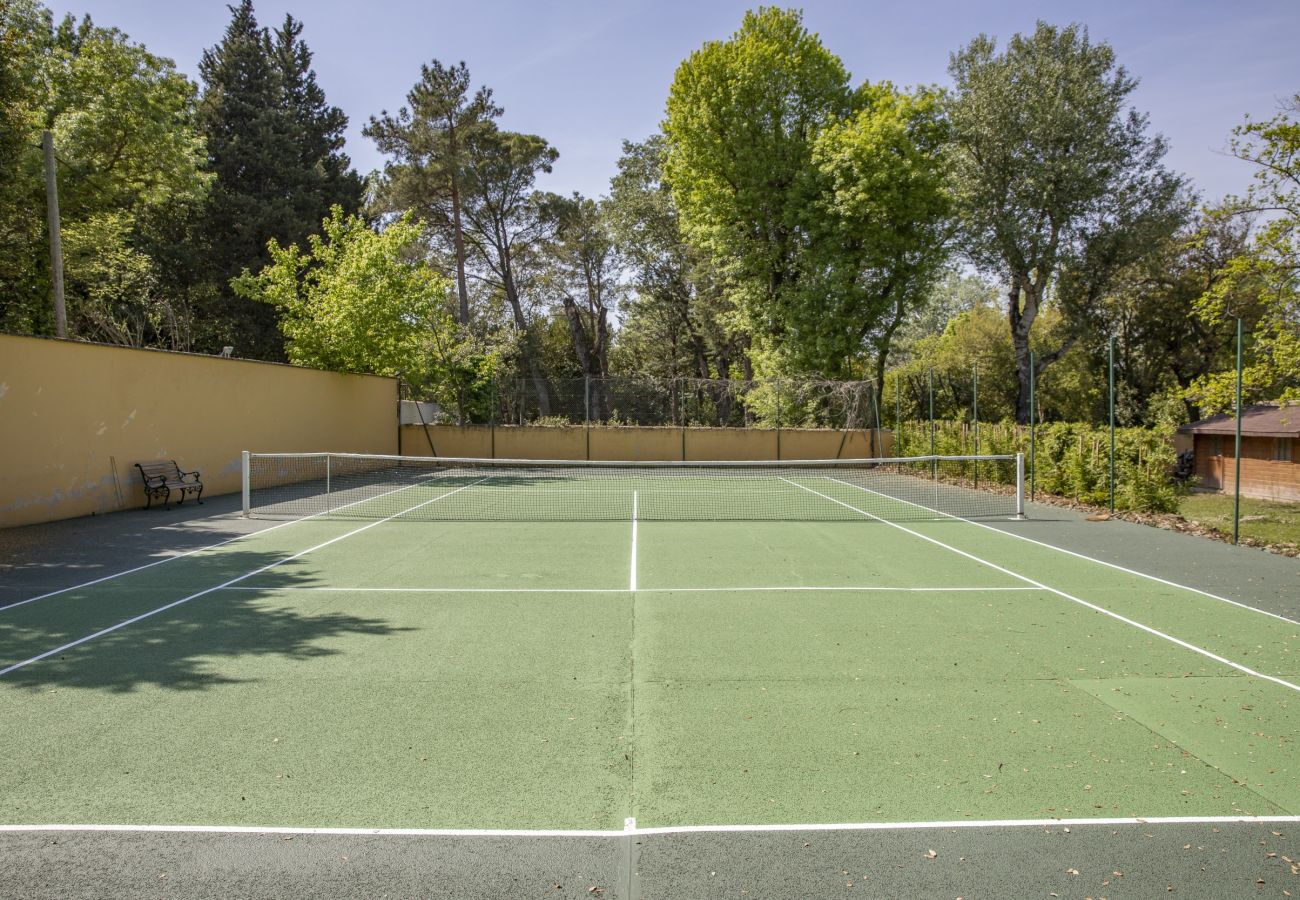 Location vacances MOURIÈS proprieter de luxe a louer court de tennis