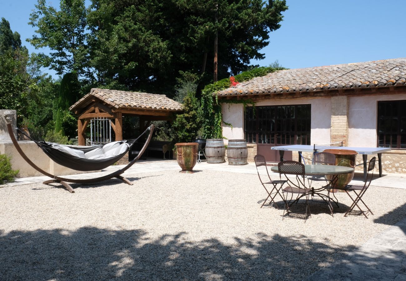 Ferme à Cavaillon - Location vacances mas piscine LES VIGNERES LS2-17