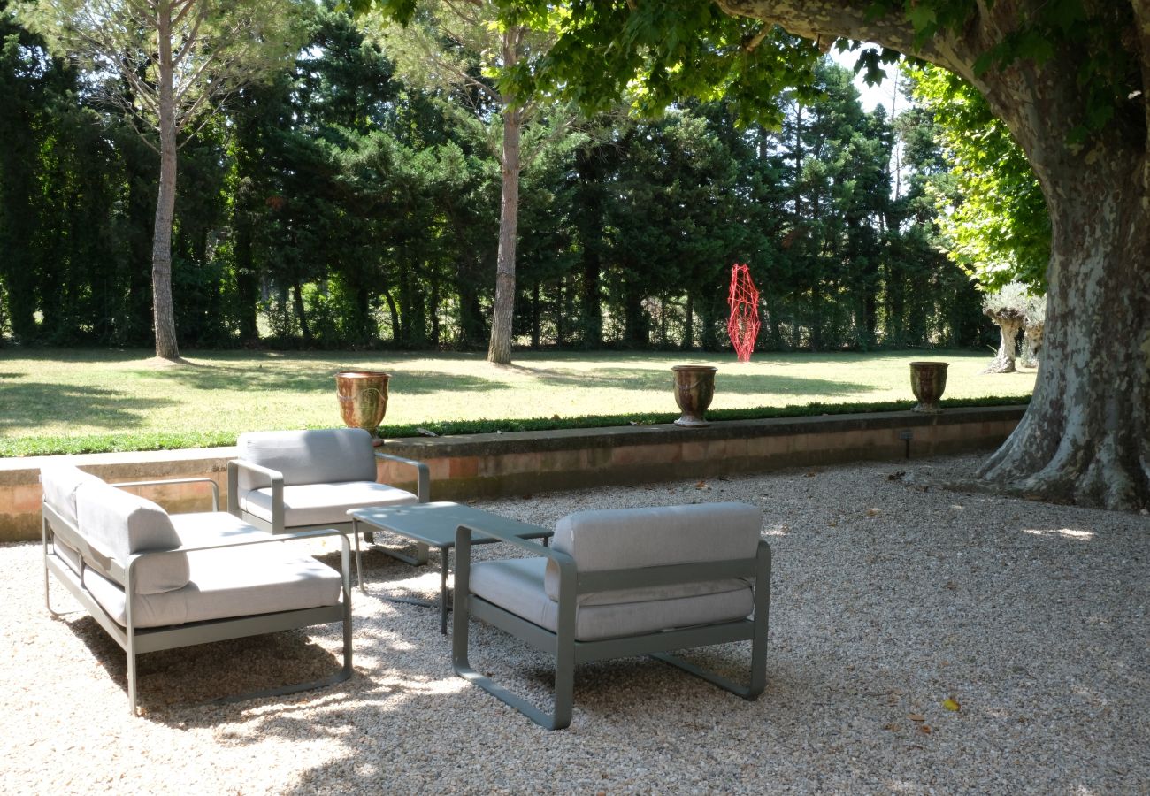 Ferme à Cavaillon - Location vacances mas piscine LES VIGNERES LS2-17