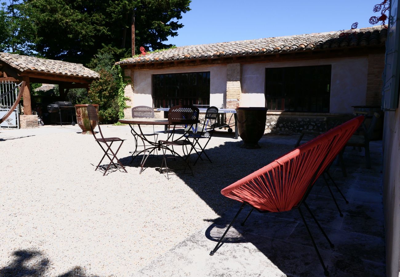 Ferme à Cavaillon - Location vacances mas piscine LES VIGNERES LS2-17