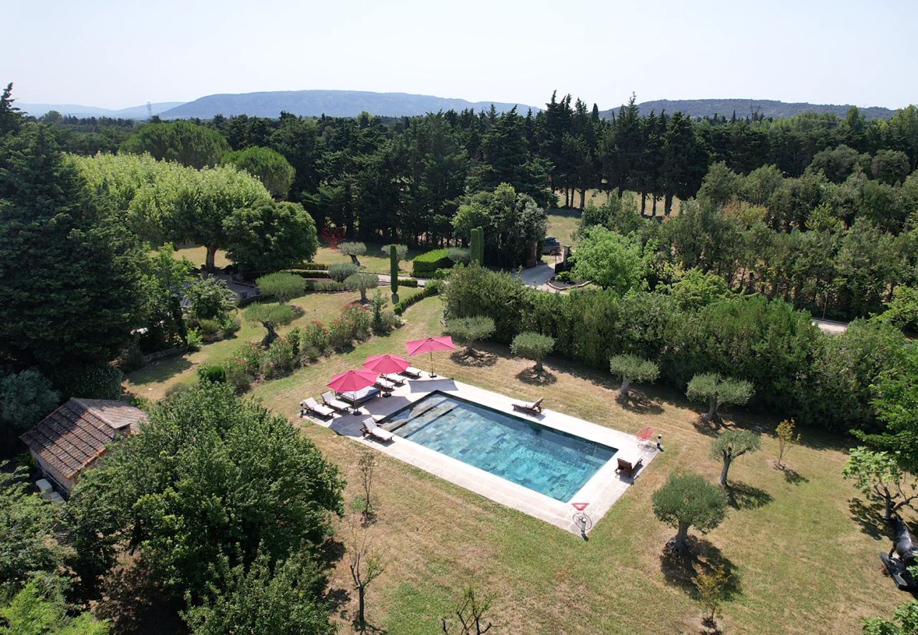 Ferme à Cavaillon - Location vacances mas piscine LES VIGNERES LS2-17