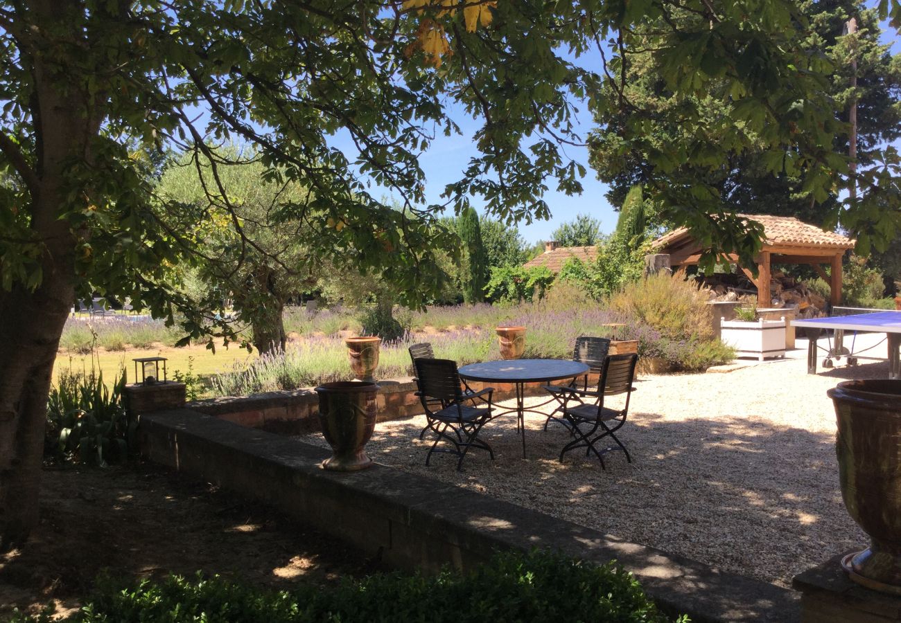 Ferme à Cavaillon - Location vacances mas piscine LES VIGNERES LS2-17