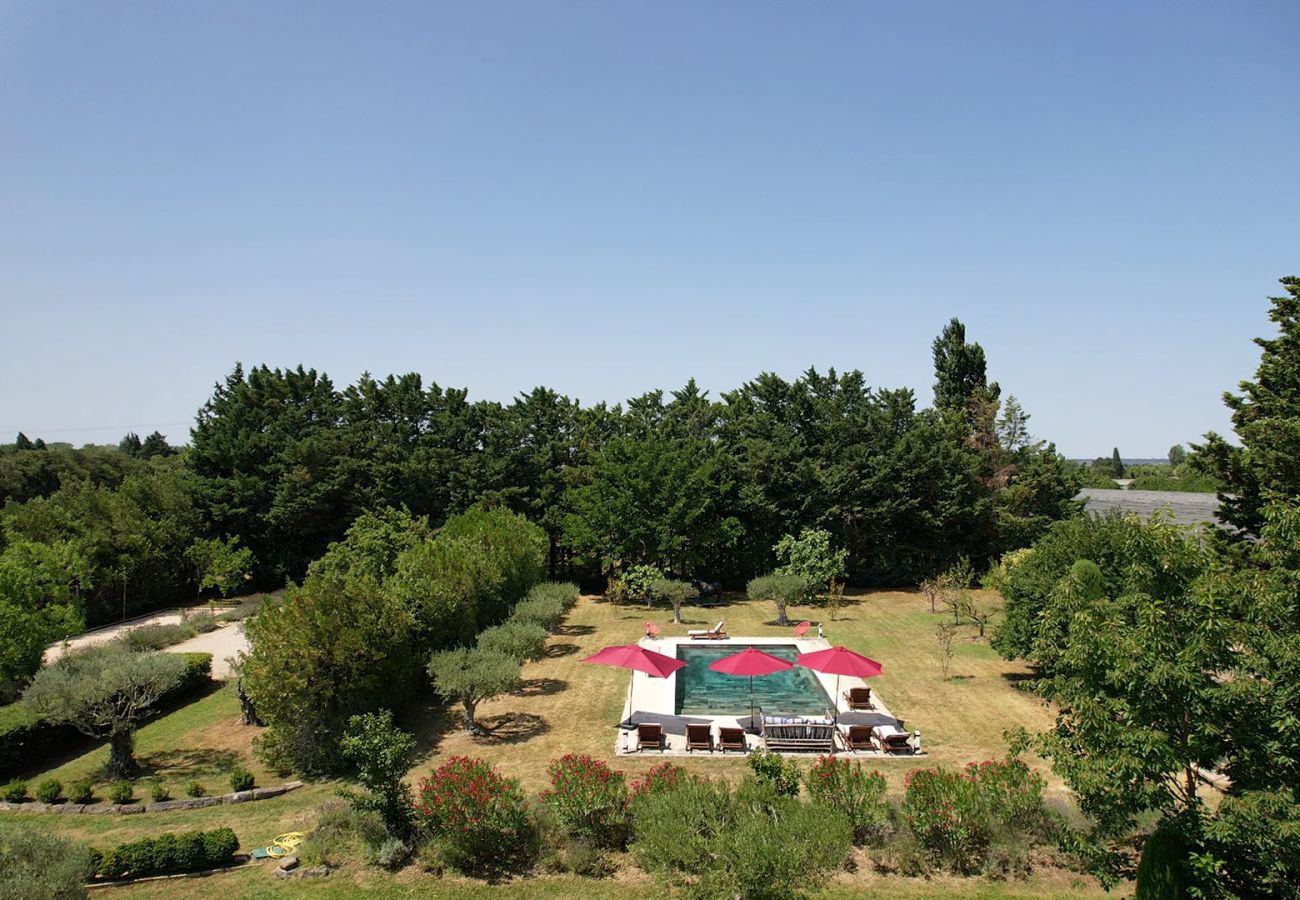 Ferme à Cavaillon - Location vacances mas piscine LES VIGNERES LS2-17