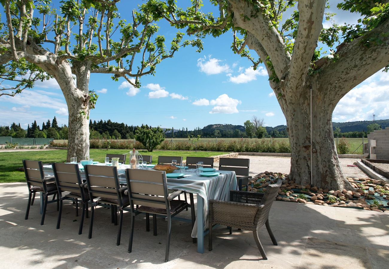 Ferme à Sénas - Location vacances maison piscine LAMANON LS1-443